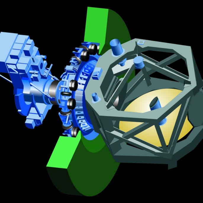Teleskop - technische Skizzen