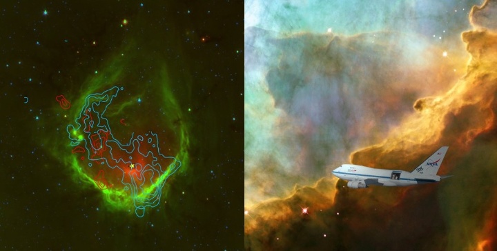 RCW 120 (links) & Westerlund 2 (rechts)