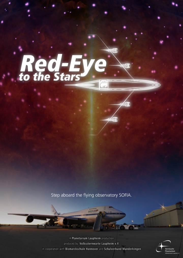 Poster für die Show “Red-Eye to the Stars”. 