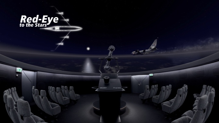 Intro zur Show " Red-Eye to the Stars - the flying observatory SOFIA".